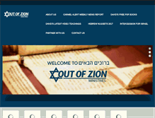 Tablet Screenshot of out-of-zion.com